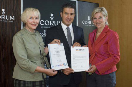 Corum attains Equal Salary certification