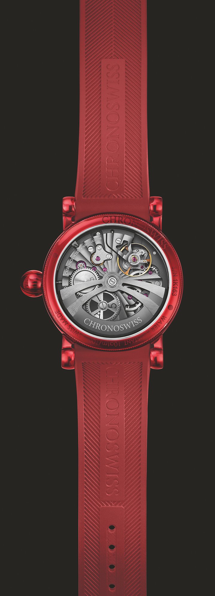 Chronoswiss Delphis Firestarter in never-before-seen case material