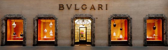 Bulgari - New Store Window Decor Designed by Marco Piva