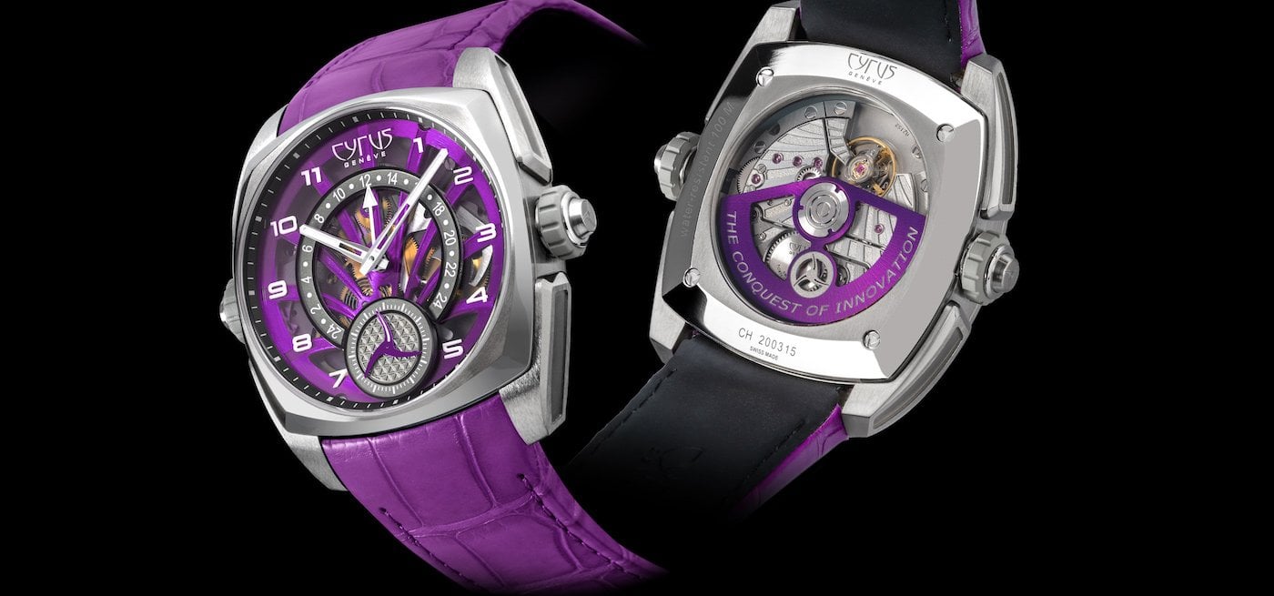 Cyrus Genève adds the Klepcys GMT Retrograde Royal Purple edition