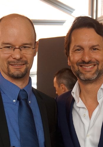 Right: Maximilian Büsser (MB&F) - Left: Arnaud Nicolas (L'Epée)