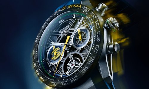 TAG Heuer Carrera Chronograph Tourbillon x Senna limited edition