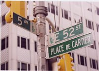 City of New York names Fifth Avenue & 52nd Street Place de Cartier