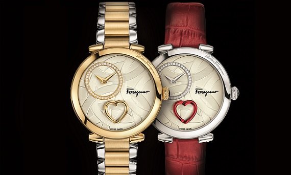 Salvatore ferragamo sale heart watch