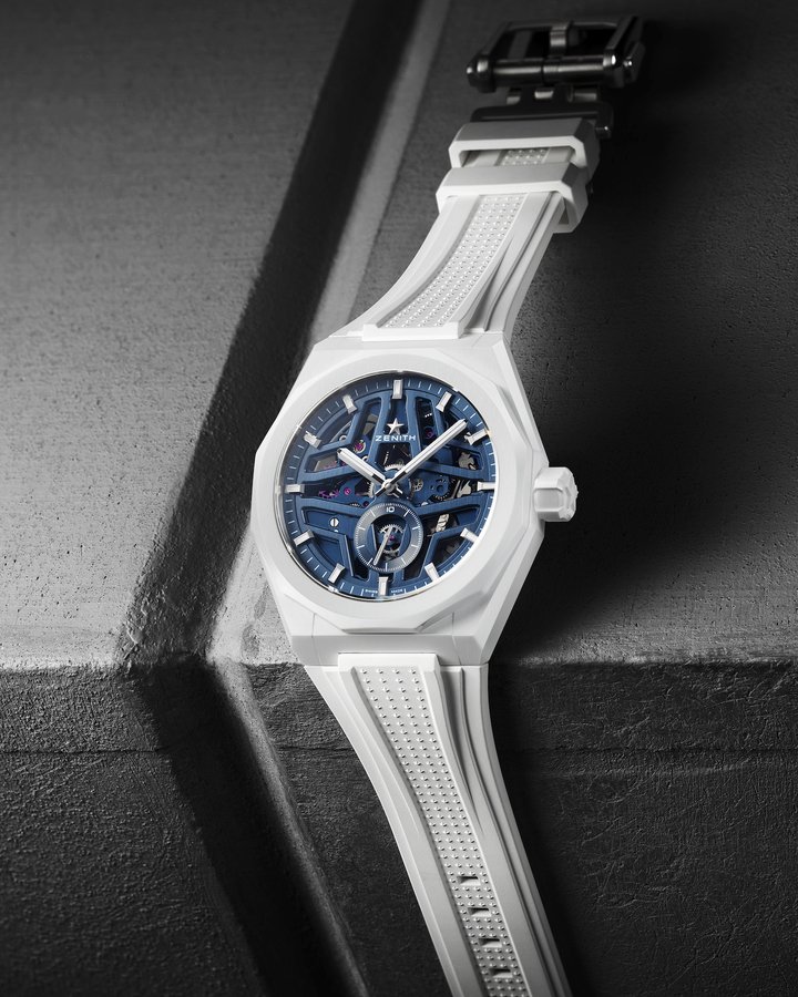 Zenith unveils the Defy Skyline White Ceramic Skeleton