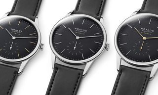 Nomos Glashütte welcomes an Orion neomatik new black trio