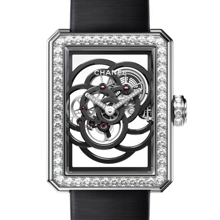 Bernie Robbins Jewelers  The Chanel Skeleton BOYFRIEND watch reveals a  graphic black movement completely visible through a unique skeleton design   Facebook