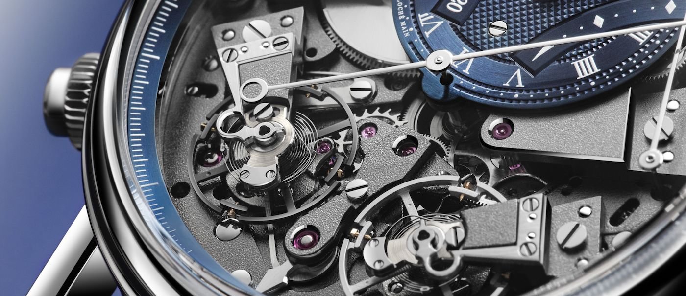 “Breguet Blue” adorns the Tradition Chronographe Indépendant 7077