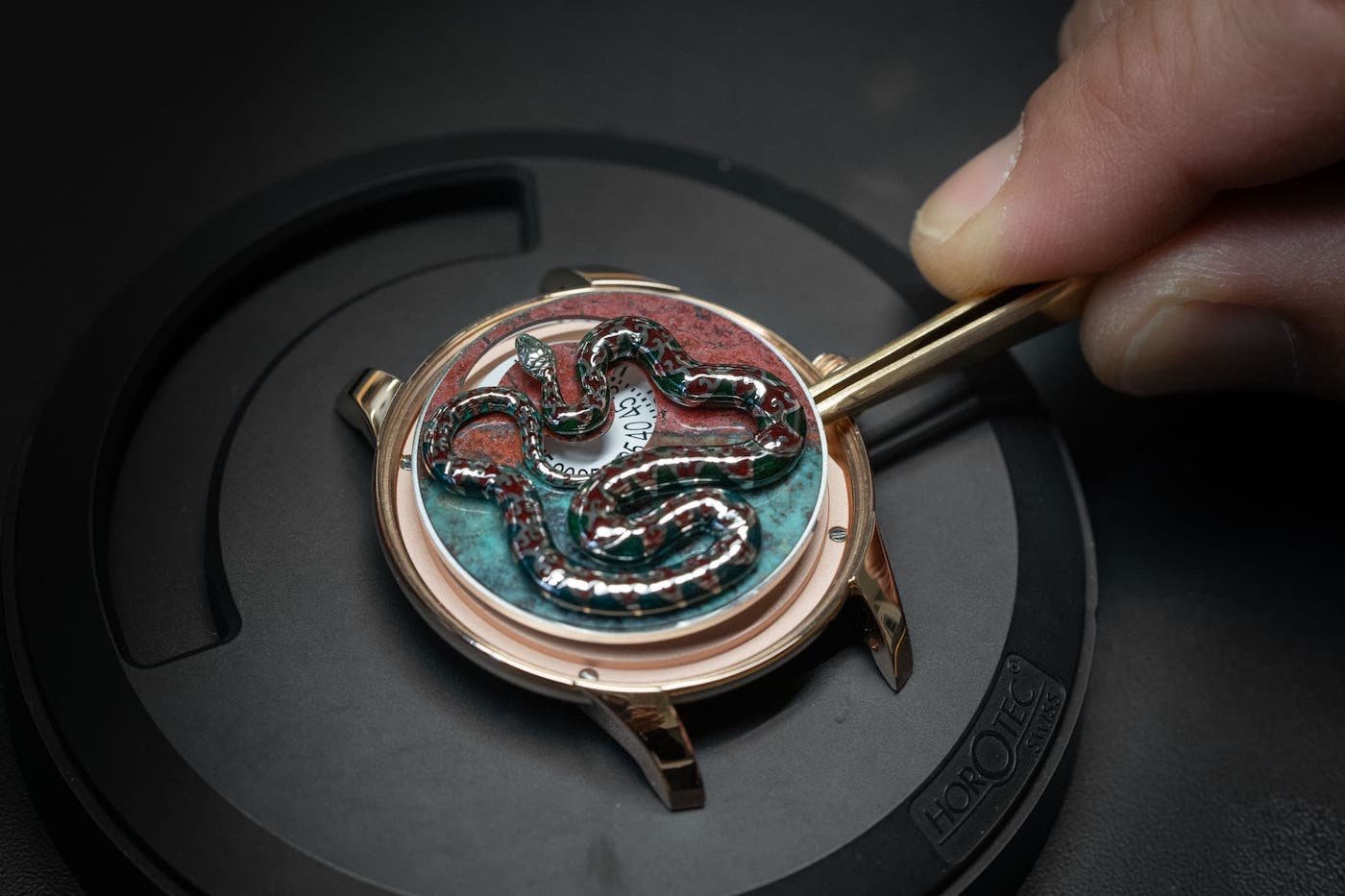 Jaquet Droz unveils two Ophidian Hour Red Gold unique pieces