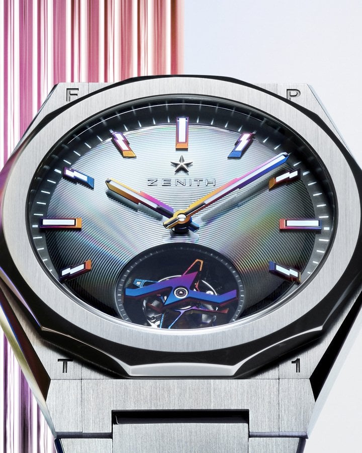 Zenith unveils the collaborative Defy Skyline Tourbillon Felipe Pantone