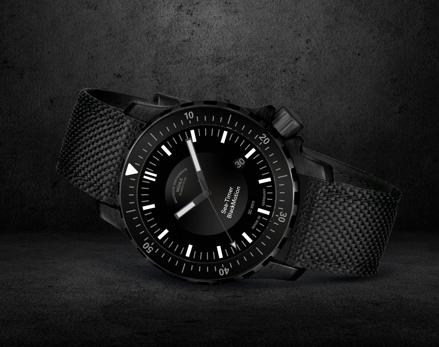 Muhle Glashutte Sea Timer Blackmotion