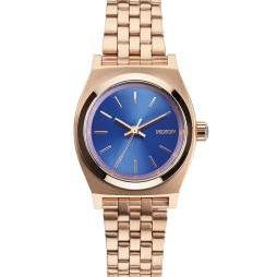 THE SMALL TIME TELLER (ROSE GOLD & COBALT) by Nixon