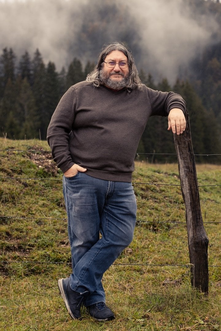 Eric Coudray in Foncine-le-Haut, in the Swiss Jura. A movement constructor, he describes himself as someone who “arranges mechanical components in an unconventional way.”