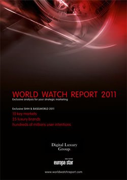 Le World Watch Report: une stratégique photographie en temps réel