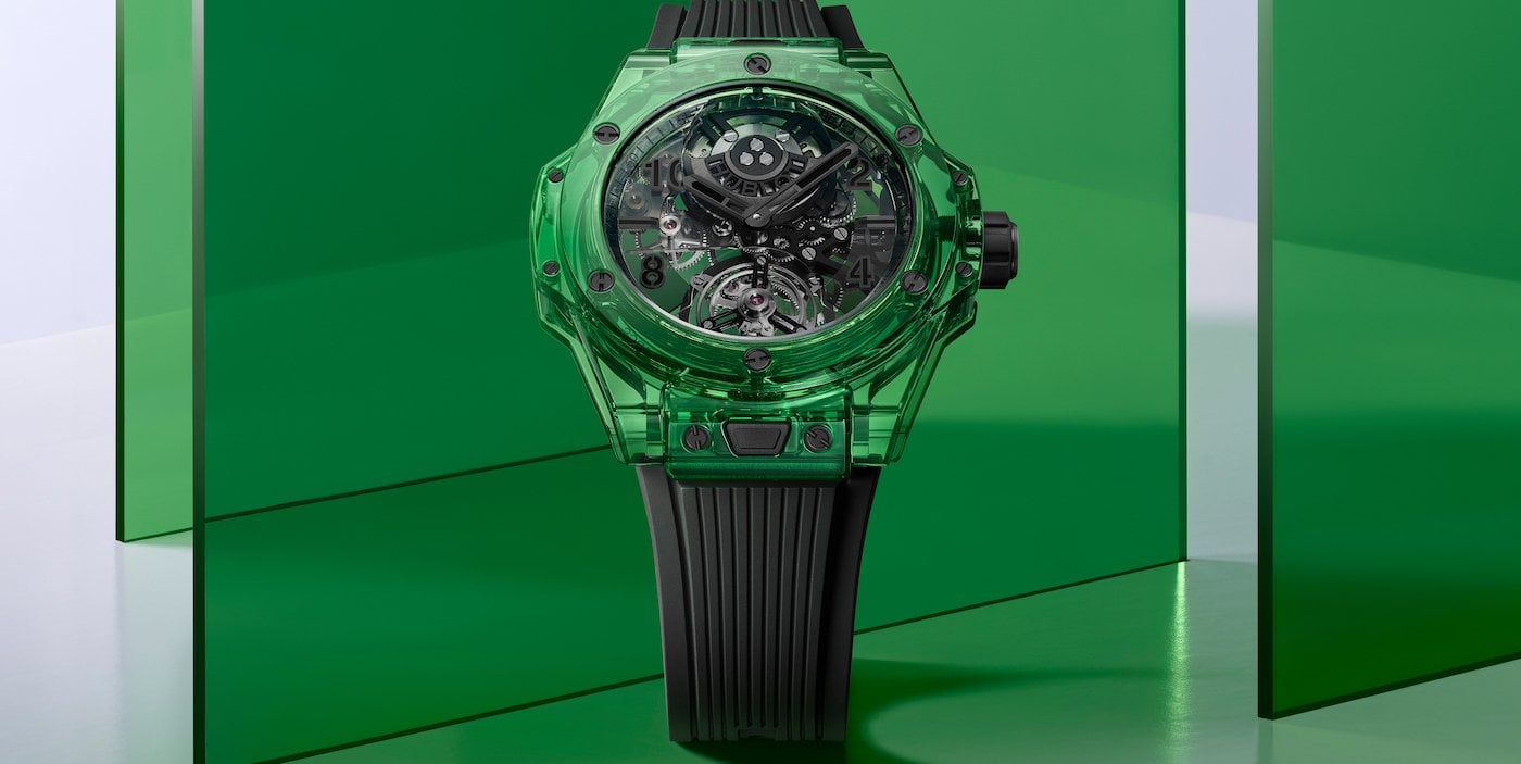 Hublot Big Bang Tourbillon Automatic Green SAXEM limited edition