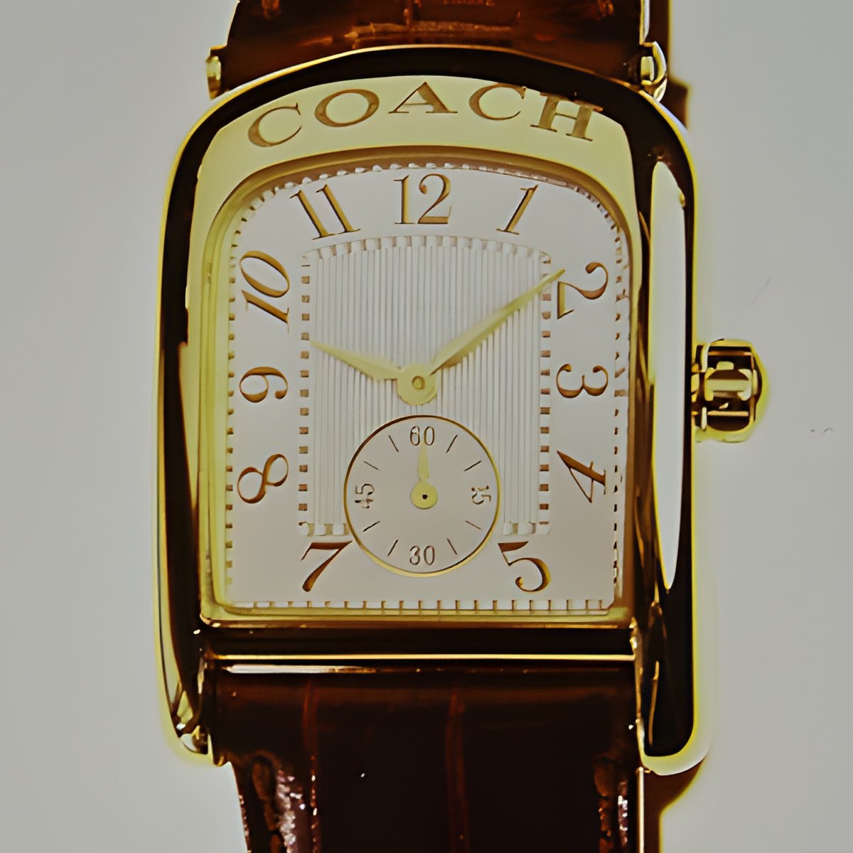 Old fashioned Coach retailer watch