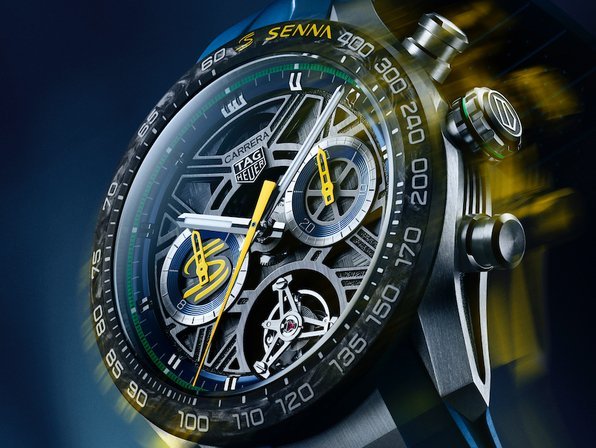 TAG Heuer Carrera Chronograph Tourbillon x Senna limited edition