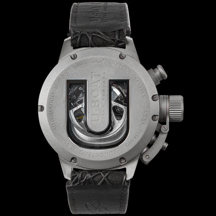 U-Boat Classico Chrono adds a 45 Titanium Tungsten with a waffle dial