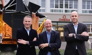 Omega joins satellite clean-up mission