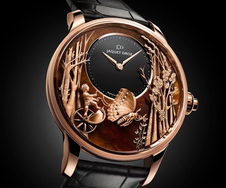 Petite Heure Minute Relief Carps Watch from Jaquet Droz