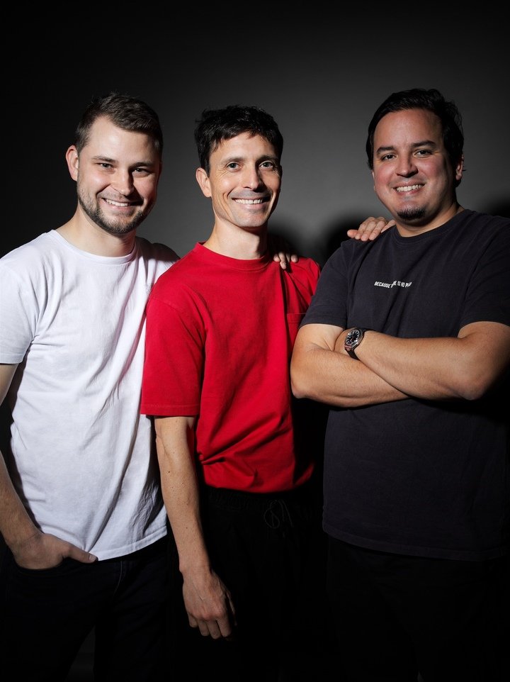 ID Genève co-founders (left to right): Cédric Mulhauser, COO and watchmaker, Singal Depéry, designer, and Nicolas Freudiger, CEO.