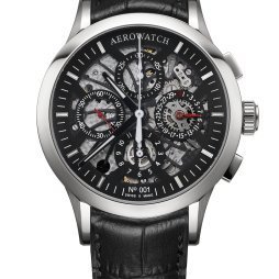 Aerowatch Les Grandes Classiques – NUMBERED Semi-Skeleton Chronograph