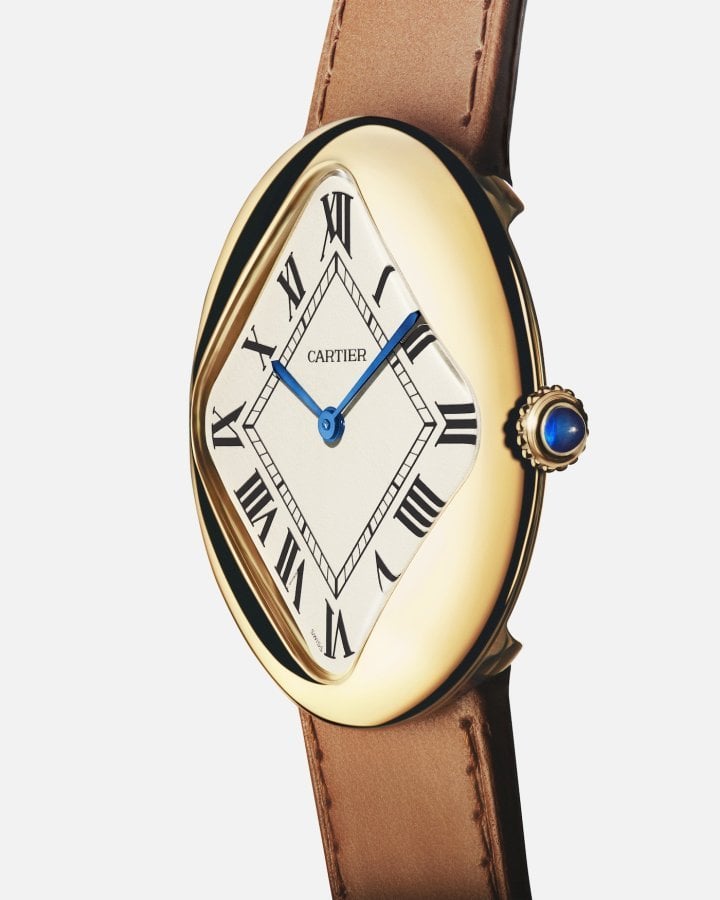 Cartier presents the Pebble-Shaped watch