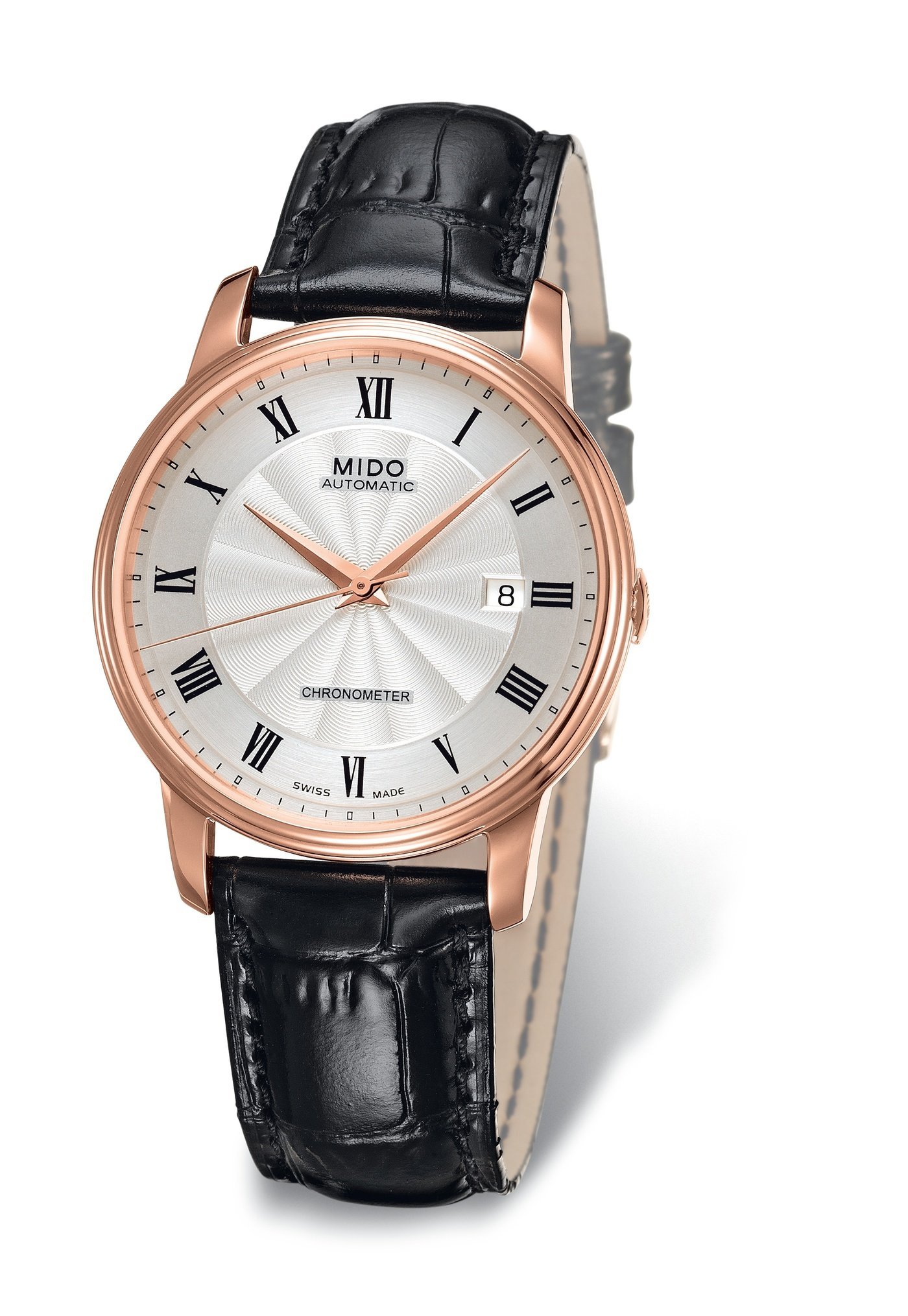 mido Baroncelli III Rose Gold 18K