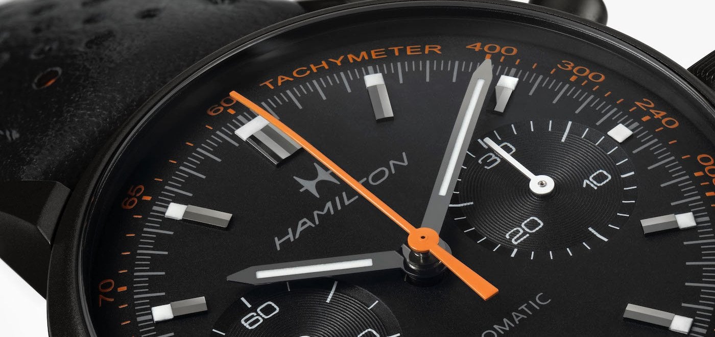 Speed, adrenaline and precision: Hamilton's new Intra-Matic Auto Chrono