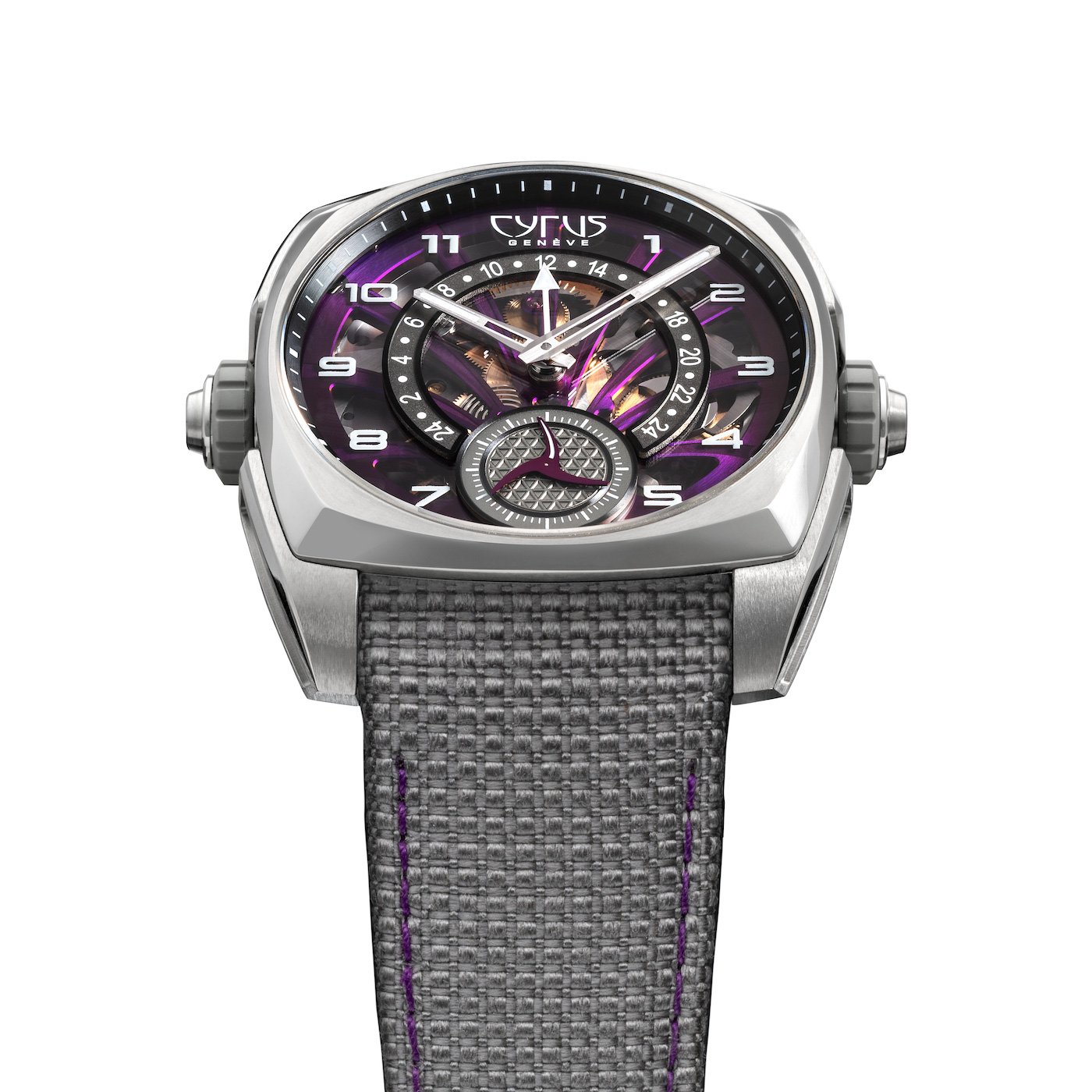 Cyrus Genève adds the Klepcys GMT Retrograde Royal Purple edition