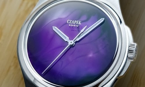 Czapek & Cie Antarctique Purple Storm with hand-varnished dial