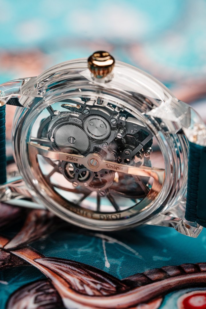 Jaquet Droz's one-off Tourbillon Skelet Sapphire – Bushidô