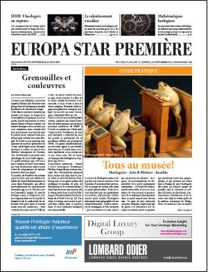 Europa Star Première - Septembre/Octobre n°5-2015