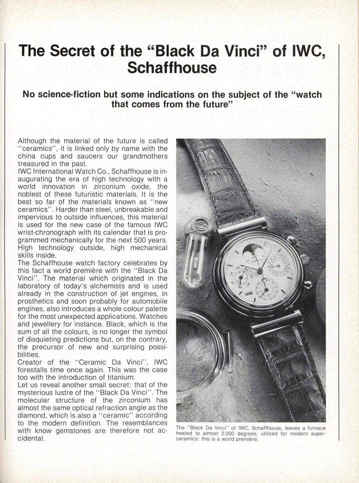 IWC Da Vinci Chronograph Blue Dial Steel Mens Watch IW393402 Box Card |  SwissWatchExpo