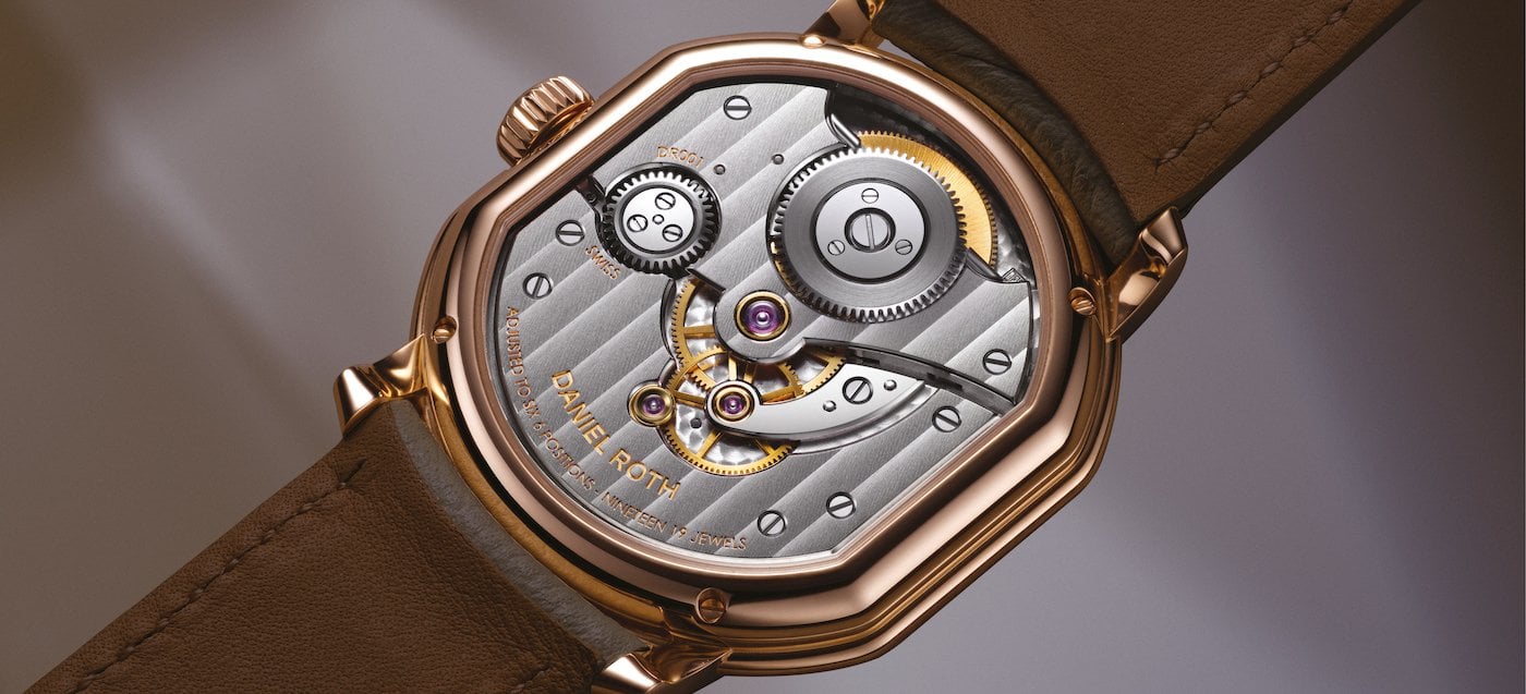 Daniel Roth Tourbillon Rose Gold with a guillochage en ligne dial