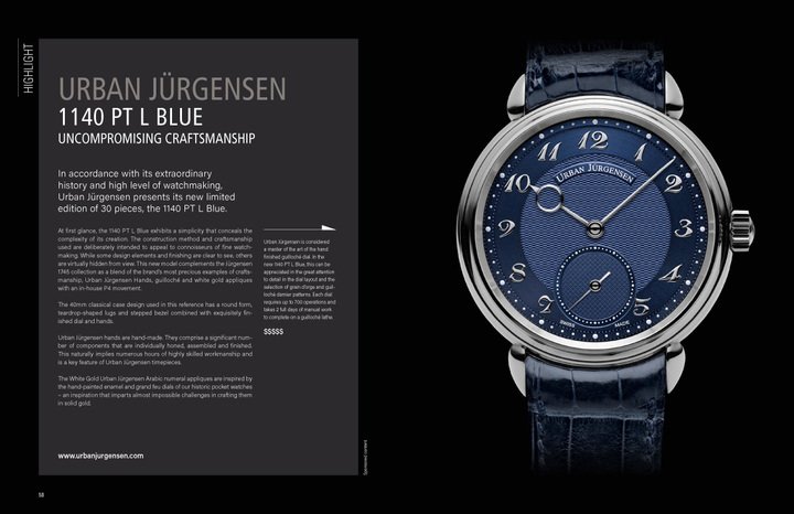 URBAN JÜRGENSEN 1140 PT L BLUE 