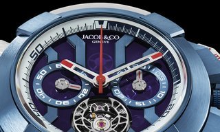 Jacob & Co. chooses blue for its Epic X Chrono Tourbillon