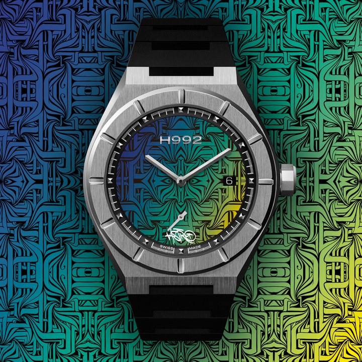 H992 x Astro H1 limited edition blends urban art and Swiss watchmaking