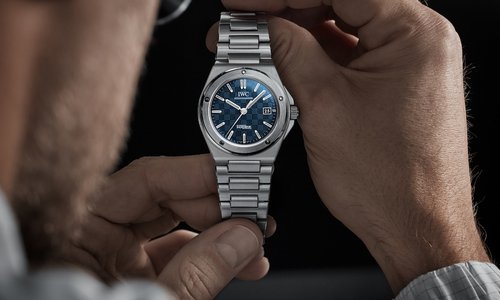 IWC presents the Ingenieur Automatic 40 with a blue dial