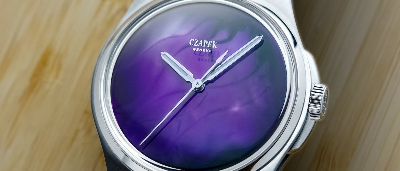 Czapek & Cie Antarctique Purple Storm with hand-varnished dial