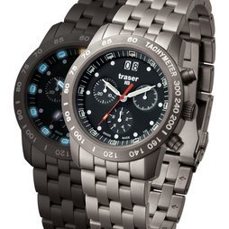 MB-Microtec Traser Classic Chronograph BD Titan Blue