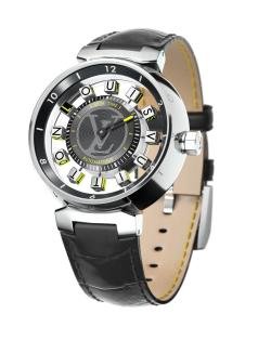 Louis Vuitton Tambour Spin Time Regatta white gold