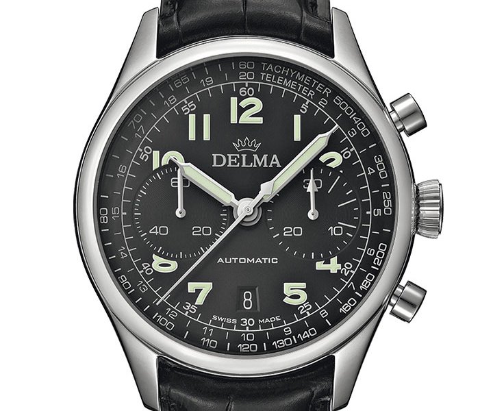 A limited edition of the Delma Heritage Chronograph