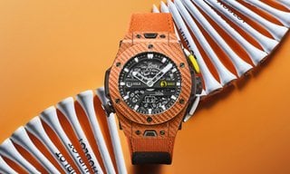 Hublot introduces an Orange Carbon Edition of the Big Bang Unico Golf