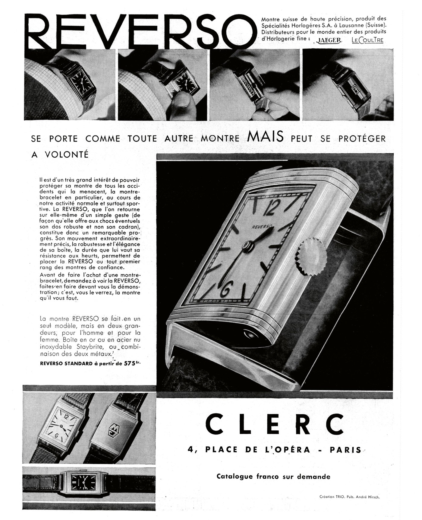 A history of watch advertising: 1930-1939