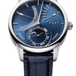 MASTERPIECE LUNE RETROGRADE DEEP BLUE DIAL by Maurice Lacroix 