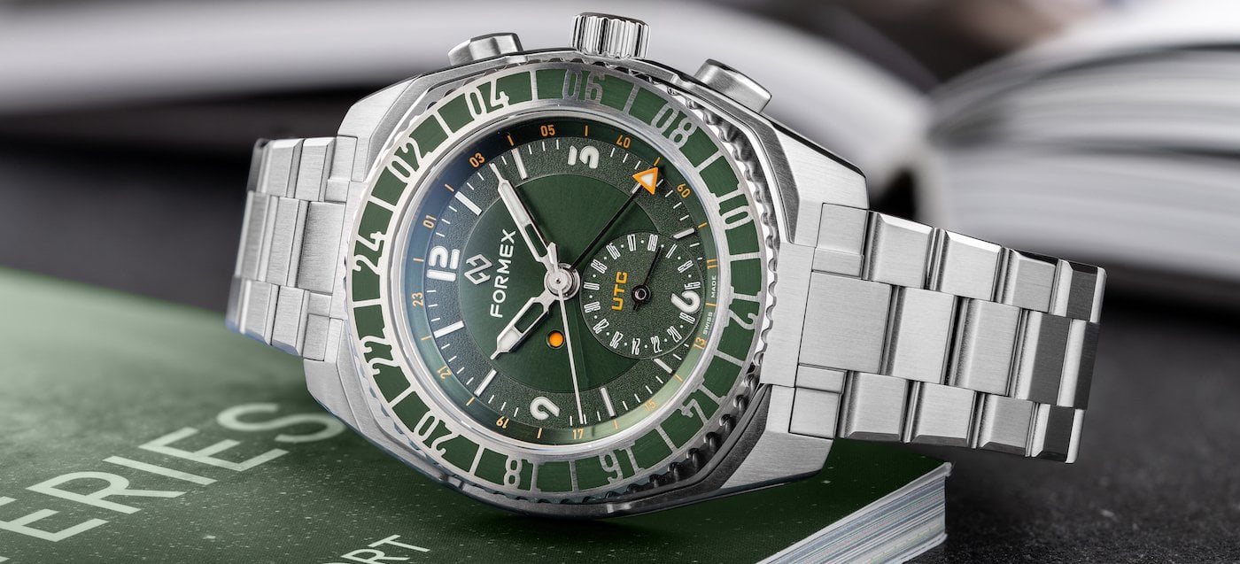 Formex presents the Stratos UTC Automatic 41mm travellers watch