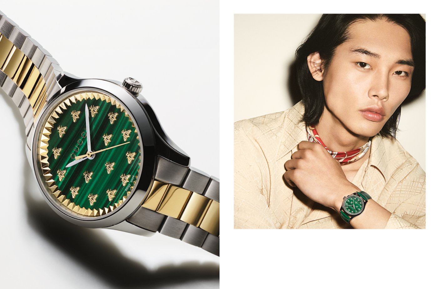 Gucci unveils new timepieces and jewelry campaign