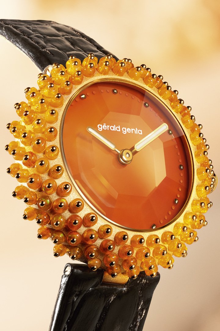 Gérald Genta unveils the Gentissima Oursin Fire Opal