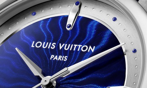 Louis Vuitton Escale Platinum Guilloché and Grand Feu Enamel Dial